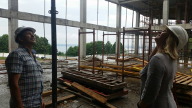 Мониторинг строительства школы в микрорайоне "Волжский" г.Чебоксары (2018)